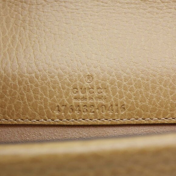 Gucci Dionysus Mini Leather Crossbody Bag Beige 476432 - Picture 12 of 12